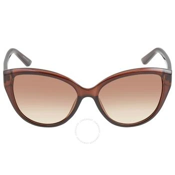 Calvin Klein | Brown Gradient Cat Eye Ladies Sunglasses CK19536S 210 55 2.4折, 满$200减$10, 满减