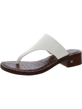 Sam Edelman | Womens Leather Slip On Thong Sandals,商家Premium Outlets,价格¥216