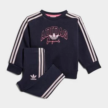 推荐Infant adidas Originals Crew Sweatshirt and Leggings Set商品