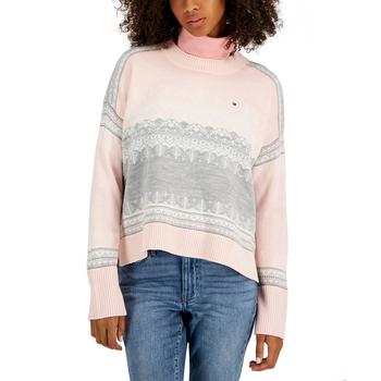 推荐Women's Colorblocked Nordic-Frisle-Print Sweater商品