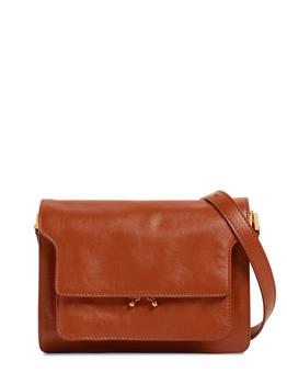 Marni | Medium Trunk Soft Leather Shoulder Bag商品图片,额外6.5折, 额外六五折