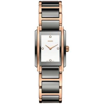 推荐Women's Swiss Automatic Integral Diamond Accent Two-Tone High Tech Ceramic & Stainless Steel Bracelet Watch 38mm商品