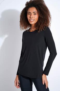 商品Alo | Motion Long Sleeve - Black,商家The Sports Edit,价格¥621图片