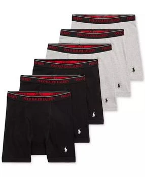 Ralph Lauren | Men's 5+1 Free Bonus Classic Fit Cotton Boxer Briefs,商家Macy's,价格¥514