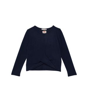 Levi's | Super Soft Long Sleeve Front Twist Top (Big Kids)商品图片,7.7折