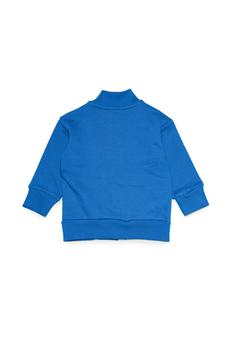 商品Sancyb Sweat-shirt Diesel Blue Cotton Sweatshirt With Zip And D Logo图片