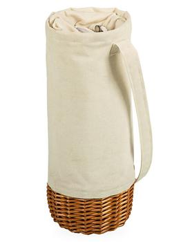 商品Picnic Time | Malbec Insulated Canvas & Willow Wine Bottle Basket,商家Saks Fifth Avenue,价格¥206图片