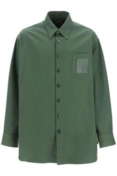 商品RAF SIMONS | OVERSIZED DENIM SHIRT WITH LOGO PATCH,商家Coltorti Boutique,价格¥2727图片