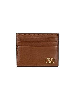 商品Valentino | Leather Logo Card Holder,商家Saks Fifth Avenue,价格¥2594图片
