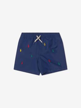 商品Ralph Lauren | Ralph Lauren  Navy Boys Logo Swim Shorts,商家Childsplay Clothing,价格¥377图片