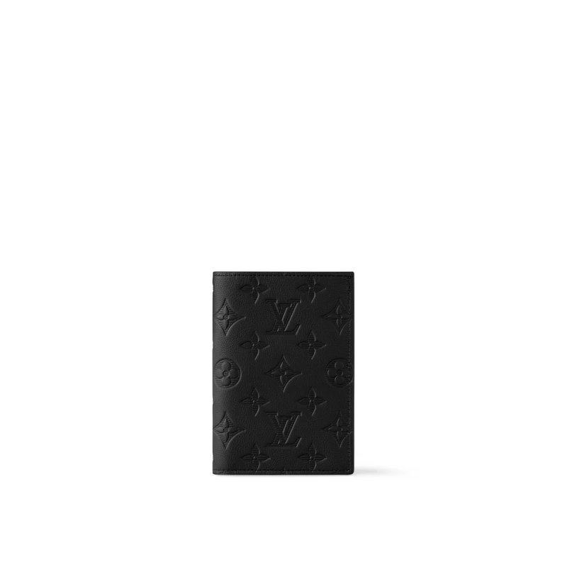 Louis Vuitton | 【预售十天】路易威登 25新款 男士极致黑老花牛皮护照包 M13187,商家VP FRANCE,价格¥3494