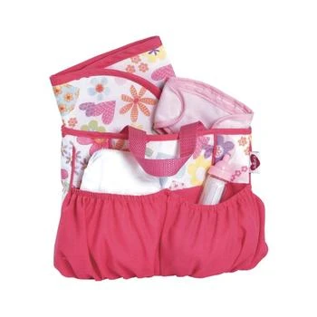 Adora Realistic Baby Doll Diaper Bag & Doll Accessories Set