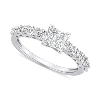 商品Diamond Princess Engagement Ring (1 ct. t.w.) in 14k Gold图片