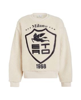 推荐Woman White Sweatshirt With Milano 1968 Logo And Pegasus商品