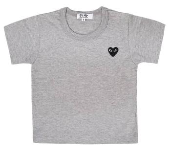 推荐Comme Des Garcons Kids Heart Patch Short-sleeve T-shirt, Size 6Y商品
