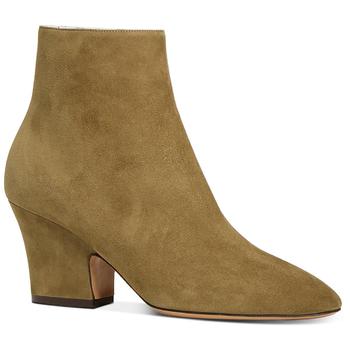 菲拉格慕鞋女靴, Salvatore Ferragamo | Salvatore Ferragamo Womens Shirin Suede Almond Toe Ankle Boots商品图片 5.3折