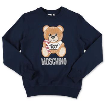 推荐Moschino Kids Teddy Bear Printed Crewneck Sweatshirt商品