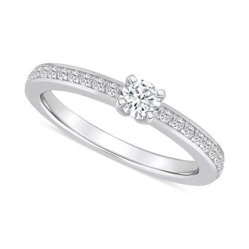 商品Macy's | Diamond Engagement Ring (1/2 ct. t.w.) in 14k Gold,商家Macy's,价格¥12918图片