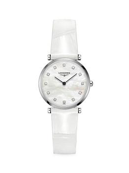商品Longines | Women La Grande Classique 29MM Diamond & Mother of Pearl Watch,商家Saks Fifth Avenue,价格¥11669图片