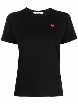 Comme des Garcons | COMME DES GARCONS PLAY - Cotton Heart Logo-patch T-shirt商品图片,