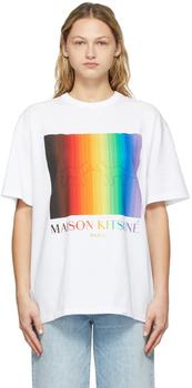 推荐White Gradient Rainbow Pride T-Shirt商品