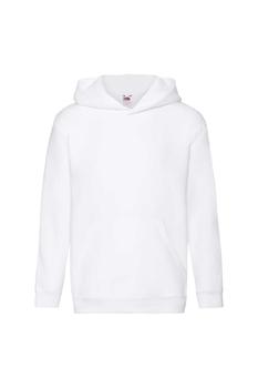 The Loom | Fruit Of The Loom Kids Unisex Premium 70/30 Hooded Sweatshirt / Hoodie (White)商品图片,8.4折