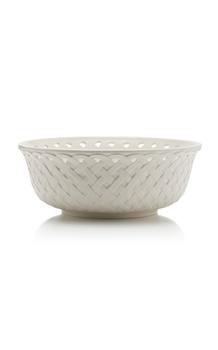 商品MoDA | Moda Domus - Large Hopenwork Creamware Salad Bowl - Color: White - Material: Ceramic - Moda Operandi,商家Moda Operandi,价格¥1503图片