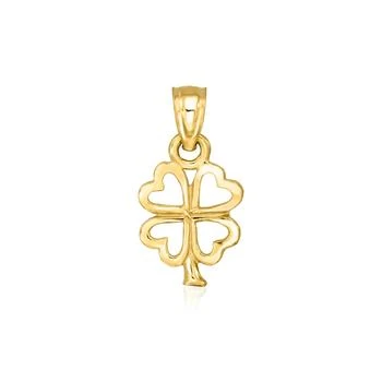 Canaria Fine Jewelry | Canaria 10kt Yellow Gold Petite Clover Pendant,商家Premium Outlets,价格¥482