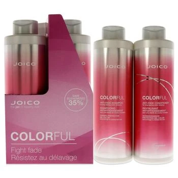 推荐Colorful Anti Fade Shampoo and Conditioner Duo by Joico for Unisex - 2 Pc 33.8oz Shampoo, 33.8oz Conditioner商品