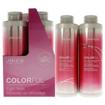 JOICO | Colorful Anti Fade Shampoo and Conditioner Duo by Joico for Unisex - 2 Pc 33.8oz Shampoo, 33.8oz Conditioner 7.7折