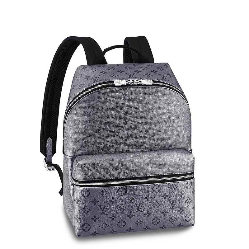 lv新款, Louis Vuitton | 预售十天 Louis Vuitton/路易威登 22春夏新款DISCOVERY系列 男士小号灰色老花帆布配皮银扣双肩背包M30835商品图片 7.5折, 包邮包税