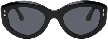 Isabel Marant | Black Cat-Eye Sunglasses,商家Ssense US,价格¥2424
