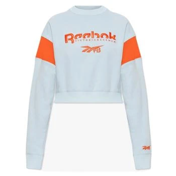 推荐Reebok X Victoria Beckham Light Blue Sweatshirt With Logo, Size Small商品