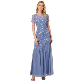 推荐Women's Floral-Design Embellished Gown��商品