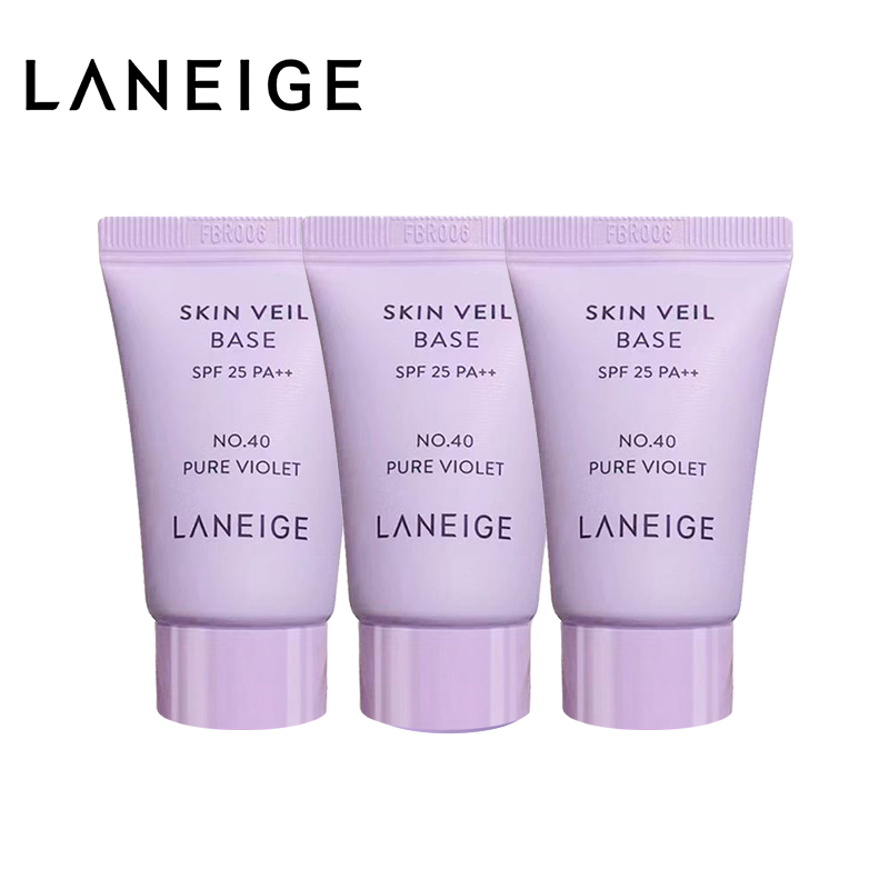 Laneige | LANEIGE兰芝雪纱丝柔隔离霜四合一洁面小样试用装护肤品旅行套装商品图片,5.6折, 包邮包税