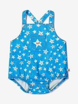 推荐Baby Girls Organic Cotton Star Bubble Romper商品