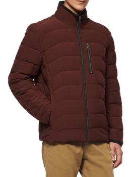 Marc New York by Andrew Marc | Carlisle Quilted Packable Mockneck Zip Jacket商品图片,