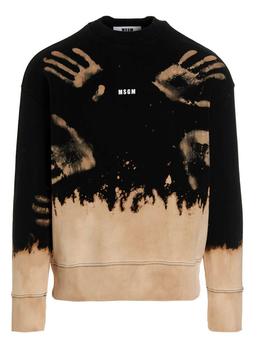 MSGM | MSGM Logo Printed Long-Sleeved Sweatshirt商品图片,6.8折起