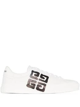 推荐GIVENCHY - City Sport Leather Sneakers商品