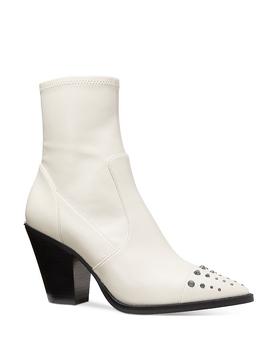推荐Women's Dover Embellished Pointed Toe High Heel Booties商品