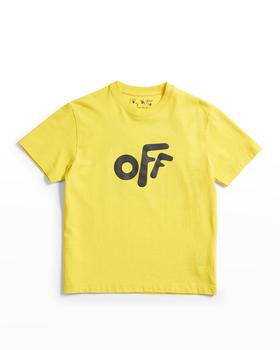 推荐Boy's Rounded Logo Arrow T-Shirt, Size 4-12商品