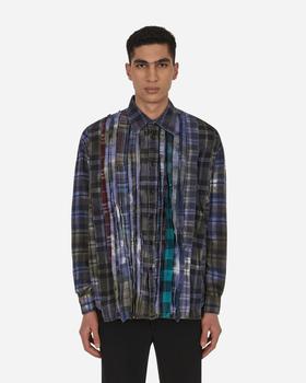 needle, Needles | Tie-Dye Ribbon Wide Flannel Shirt Multicolor商品图片 额外8.6折, 额外八六折