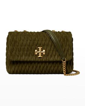 tory burch kira怎么选, Tory Burch | Kira Small Convertible Ruched Suede Shoulder Bag商品图片 