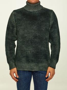 ROBERTO COLLINA, ROBERTO COLLINA | Green alpaca sweater商品图片 9.2折