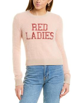 推荐RED Valentino Fuzzy Angora-Blend Sweater商品