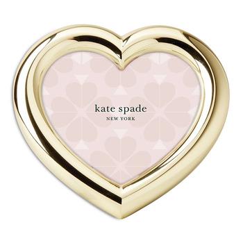 kate spade图片, Kate Spade | Gold Heart Frame, 5.5" x 6.25"商品图片 满$150享8.5折, 满折