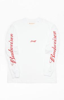 Budweiser | By PacSun Script Long Sleeve T-Shirt商品图片,
