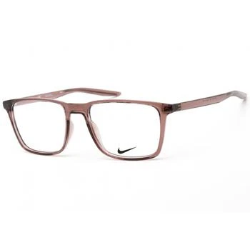 推荐Nike Unisex Eyeglasses - Clear Demo Lens Smokey Mauve Square Frame | NIKE 7130 201商品