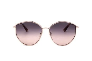Salvatore Ferragamo | Salvatore Ferragamo Eyewear Oval Frame Sunglasses 7.6折, 独家减免邮费