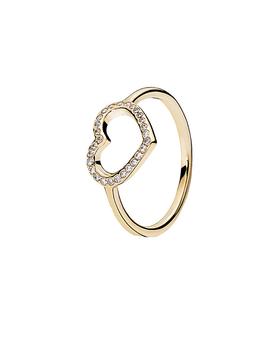 潘多拉戒指是什么牌子, PANDORA | PANDORA Captured Heart 14K CZ Ring商品图片 3.7折